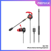 REMAX - RM-750 iPhone Gaming Earphone - Black